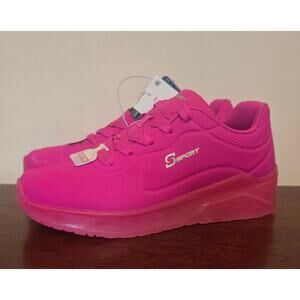 S Sport by Skechers Girls Conny Pink Athletic Sneakers- Size 3